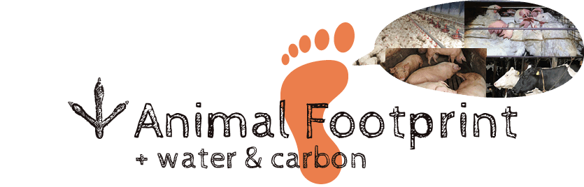 animal footprint water footprint carbon footprint